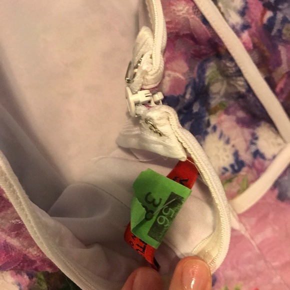 Colorful strapless dress - Picture 7 of 8